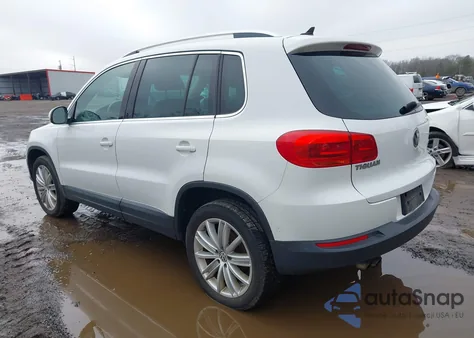 2012 Volkswagen Tiguan Se из США, поврежденный, VIN WVGBV7AX9CW583860